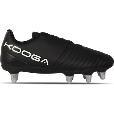 KooGa Юношески ръгби обувки KooGa Power SG Rugby Boots Junior - Black/White
