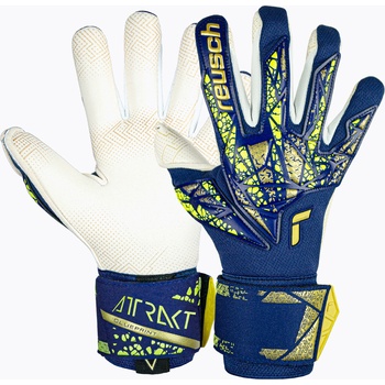 Reusch Вратарски ръкавици Reusch Attrakt Gold X GluePrint premium blue/gold