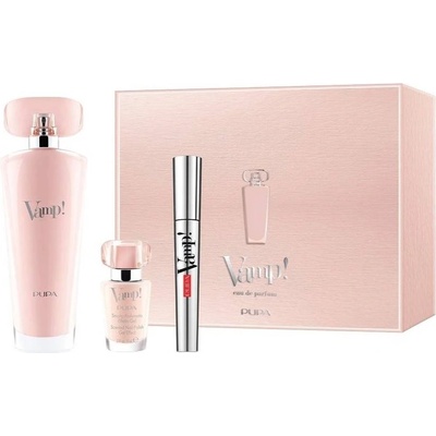 PUPA Pupa Комплект Vamp! Pink - Парфюмна вода, Спирала и Лак за нокти, 50 + 2 х 9 ml