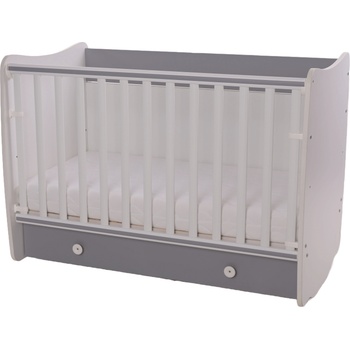 Image 1 of Lorelli Трансформиращо се легло-люлка Lorelli - Dream, бяло и каменно сиво, 60 х 120 cm (10150420041A)