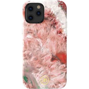 Kingxbar Калъф за телефон Kingxbar Agate Series за iPhone 12 Mini, червен (KXG0016081)