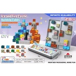 Manyuk Toys Магнитни конструкторни блокчета - леден замък, 27 части (fd136-53)