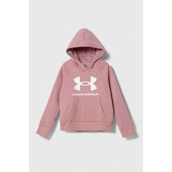 Under Armour Mikina Ua Rival Fleece Bl Hoodieâ 1379615 Růžová Loose Fit