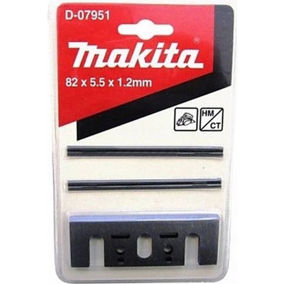 Makita D-07951 Obojstranný nôž s doštičkou HM (82 x 5,5 mm) (pár)