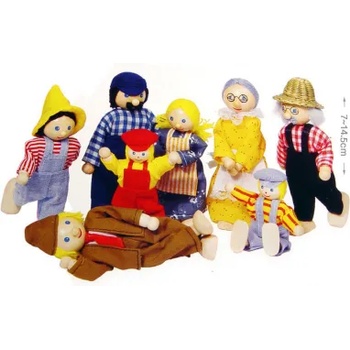 Goki - Гъвкави кукли за кукленска къща - Фермерско семейство (SO305)