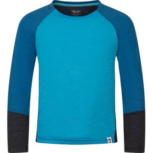 Trollkids Детска спортна тениска Trollkids Kid's Seiland Longsleeve Sport shirt - Pool Blue / Alpine Blue / Black - размер 140 (EU) (704-4653-0217)