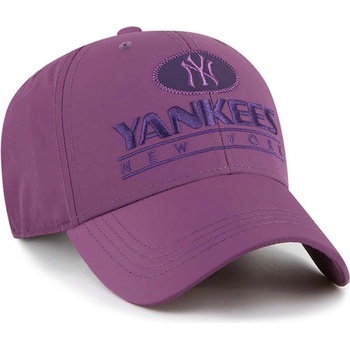 47 brand Шапка с козирка 47 brand MLB New York Yankees в лилаво с апликация B-OUTMV17NYU-II (B.OUTMV17NYU.II)