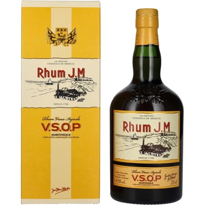 JM Rhum Vieux Agricole VSOP 43% 0,7 l (tuba)