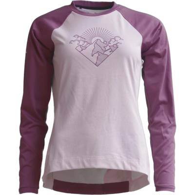 Zimtstern Дамска фланелка с дълъг ръкав за колоездене Zimtstern Women's Pureflowz Shirt L/S Cycling jersey - Lilac / Berry - размер XL (156-2292-0215)