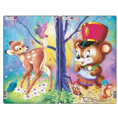 Larsen - Детски пъзел - Животни - 14 части (CU1)