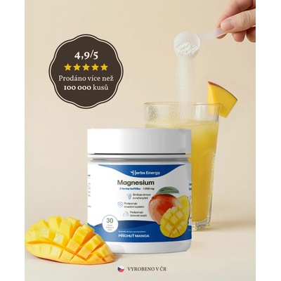 Herbs Energy Magnesium Drink Mango 3 x 30 dávek
