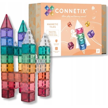 Connetix Pastel Square 40 ks