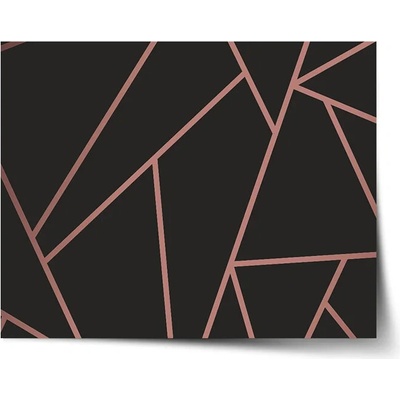 Sablio Plagát Ružové obrazce - 90x60 cm