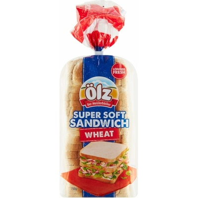 Chlieb toastový americký svetlý 750g Ölz