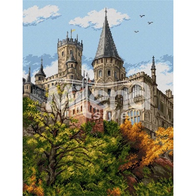 Milena Style Замък Мариенбург - гоблен със схема конци Ariadna 1: 4