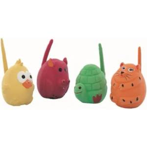 NOBBY Играчка латекс животни с опашки 6 см със звук nobby Германия 79590