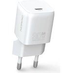  Захранване за ел. мрежа с USB-C изход с технология за бързо зареждане - Nordic PD GaN USB-C Wall Charger 30W (бял)