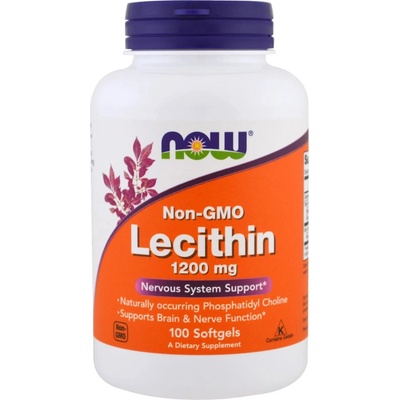 Now Foods Slunečnicový Lecitin 1200 mg 100 softgel kapslí