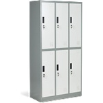 Carmen Метален шкаф Carmen CR-1243 J LUX - сив / тъмносив (3580018) - bay