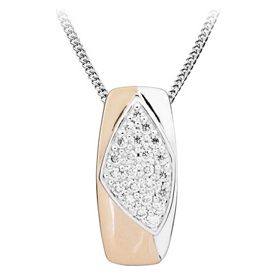 JVD Strieborný prívesok so zirkónmi SVLP0284SH8BK00
