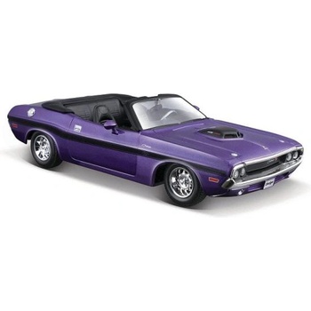 Maisto - 1970 Dodge Challenger R/T Convertible, метален лилав, 1: 24