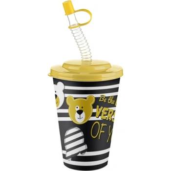 TITIZ IRIS CUTE чаша със сламка 400ml AP-9127 (AP-9127)