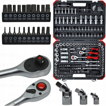 GEDORE Sada nástrčných kľúčov 1/4"+3/8"+1/2", 172 dielna R45603172