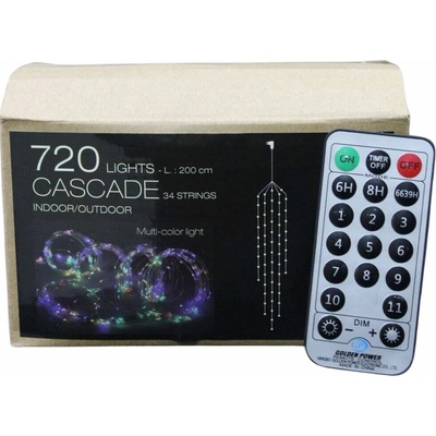 OEM M02047 LED osvetlenie 60 m, farebné, 600 diód