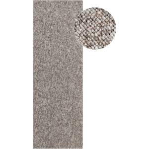 Elle Decoration Сива пътека подходяща за пране 80x240 cm Rocco Taupe - Elle Decoration (106229-80x240)