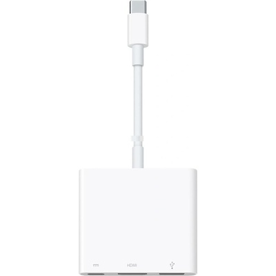 Apple USB USB-C към USB-A + USB-C + HDMI хъб, бял (MUF82ZM/A)