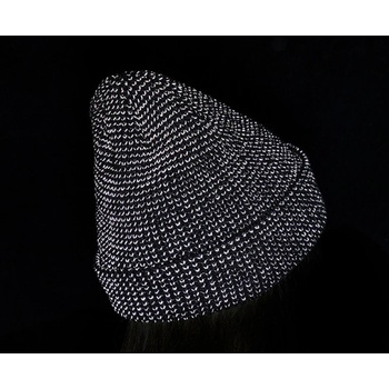 Myrtle Beach Reflexní zimní čepice MB7142 Černá