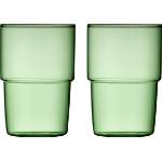LyngbyGlas Torino Чаши 400 ml, зелени, 2 бр (30198)