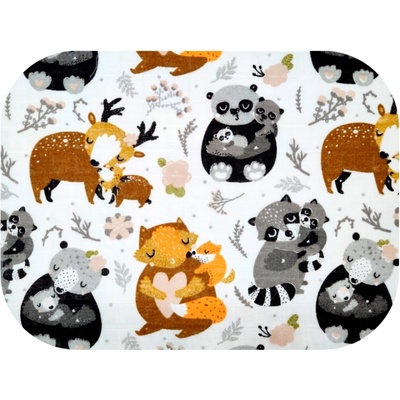 Ega Kids Mušelínová a 120x120cm lesná rodina