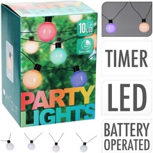 PROGARDEN Světelný řetěz venkovní LED PARTY 10 žárovek barevná KO-XX8115810