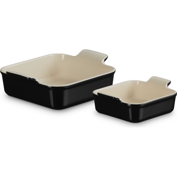 Le Creuset Форми за печене Heritage квадратни черни 2 бр (79094001400080)