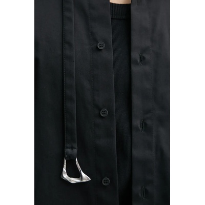 Вълнена риза Heliot Emil (SS25.M.05.060.BLK01)