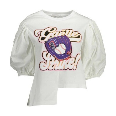 Gaelle Glamour Strike T-Shirt Bílá