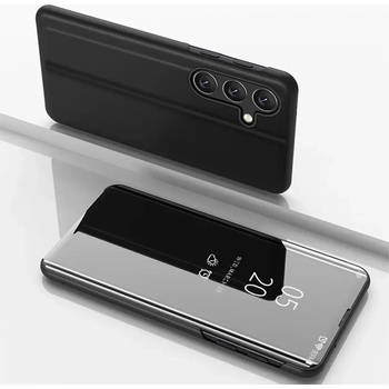 HQWear Калъф Clear View за Samsung Galaxy A36 Cover с флип - черен (5907769372599)