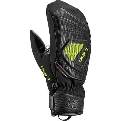 LEKI WCR C-Tech 3D Junior Mitt black-ice lemon