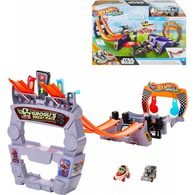 Hot Weels Mattel STAR WARS Racerverse set závodní dráha + 2 autíčka 25hpl32