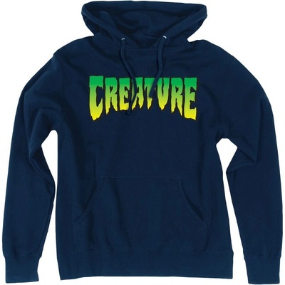 Creature Logo P/O Hooded Heavyweight Navy w/Blue