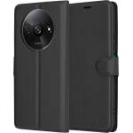 Techsuit Калъф за Xiaomi Redmi A3 / Redmi A3x - Кожено Протектор - Черен (KF2323675)