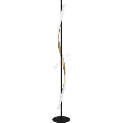 EGLO 902138 - LED димируема подова лампа CONAPRATO LED/20W/230V черна/златна (EG902138)