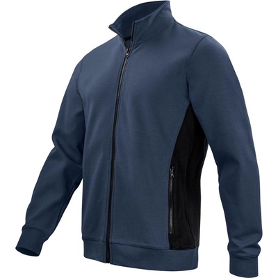 ProJob 2129 SWEATSHIRT FULL ZIP/Мъжки суичър с цип Doubleface, здрав, тъмносин, XXL (64212900305)