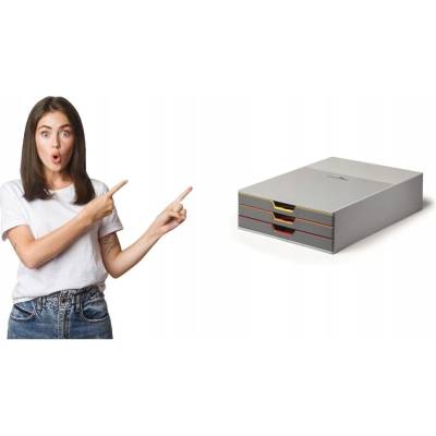 Durable Varicolor 3 box 3 zásuvky