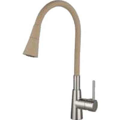 Inter Ceramic СМЕСИТЕЛ ЗА КУХНЯ havana icf7108223 ГЪВКАВ ЧУЧУР БЕЖ ХРОМ (icf7108223)