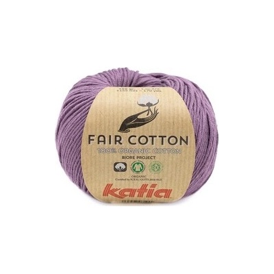 FAIR COTTON Katia Farby FAIR COTTON: 39 fialová
