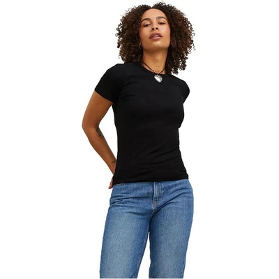 Тениска Jack & jones Gigi Str JJXX short sleeve T-shirt - Black (Black)