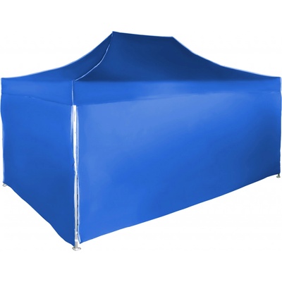 Expodum Nůžkový stan 3x4,5m hlinikovy Modrá 4 boční plachty – Zbozi.Blesk.cz
