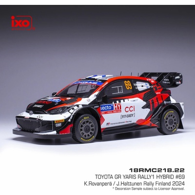 IXO Toyota GR Yaris Rally1 Rally Finland 2024 69 Rovanperä Halttunen 1:18